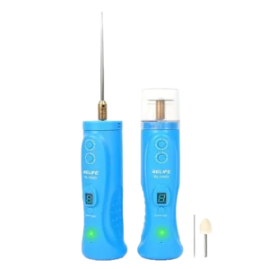 MAQUINA DE CORTE MULTIFUNCIONAL PARA REMOVEDOR DE PEGAMENTO Y PANTALLAS COLOR CELESTE