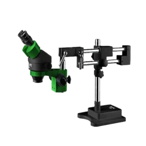 MICROSCOPIO TRINOCILAR CON BRAZO GIRATORIO 360° Y LAMPARA LED DE ALTA DEFINICIÓN