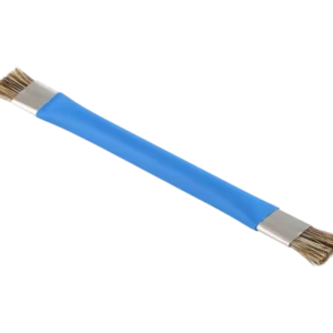 BROCHA ANTIESTATICA DOBLE CON CERDAS RESISTENTES COLOR AZUL Y AMARILLO